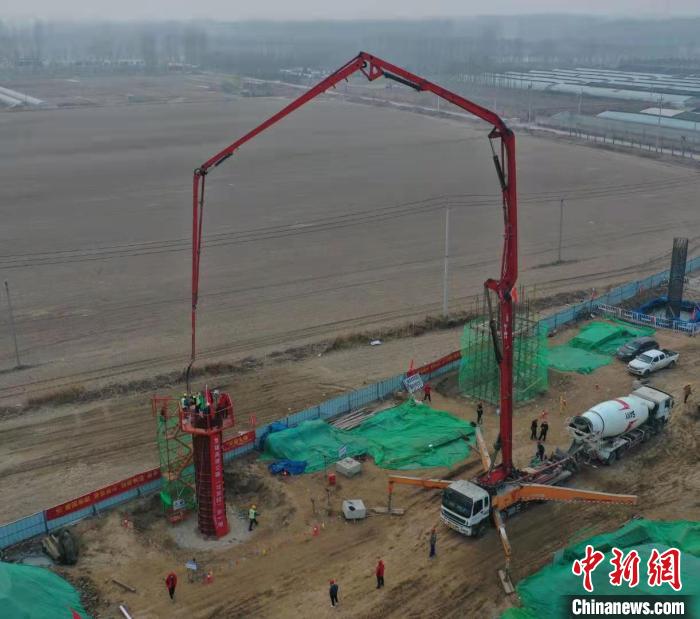建設工地現場。中鐵北京工程局天津公司供圖